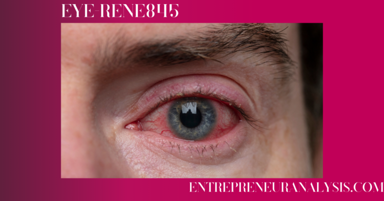 Eye-Rene845: Revolutionizing Eye Care with Natural Solutions